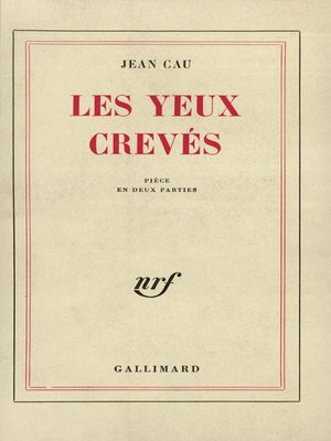 cover image of Les Yeux crevés